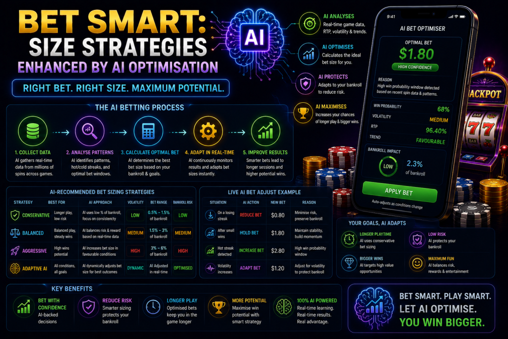 Bet Smart Size Strategies Enhanced by AI Optimisation