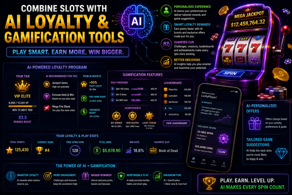 Combine Slots with AI Loyalty and Gamification Tools