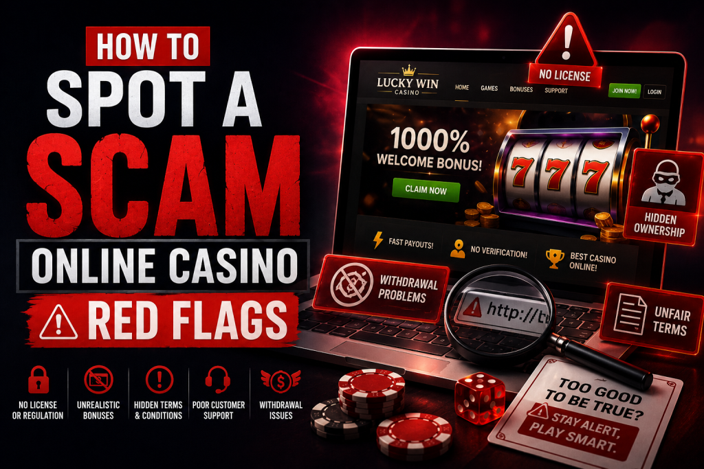 How to Spot a Scam Online Casino Red Flags